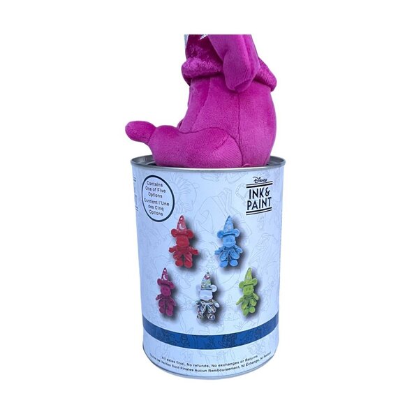 Disney Ink and Paint Fuchsia Sorcerer Mickey Mouse Plush - Picture 3 of 6